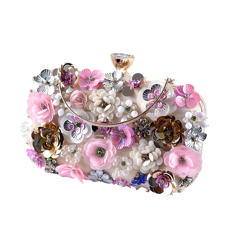 Luxury Bags Mini - Mode femmes sacs fleur diamants broderie