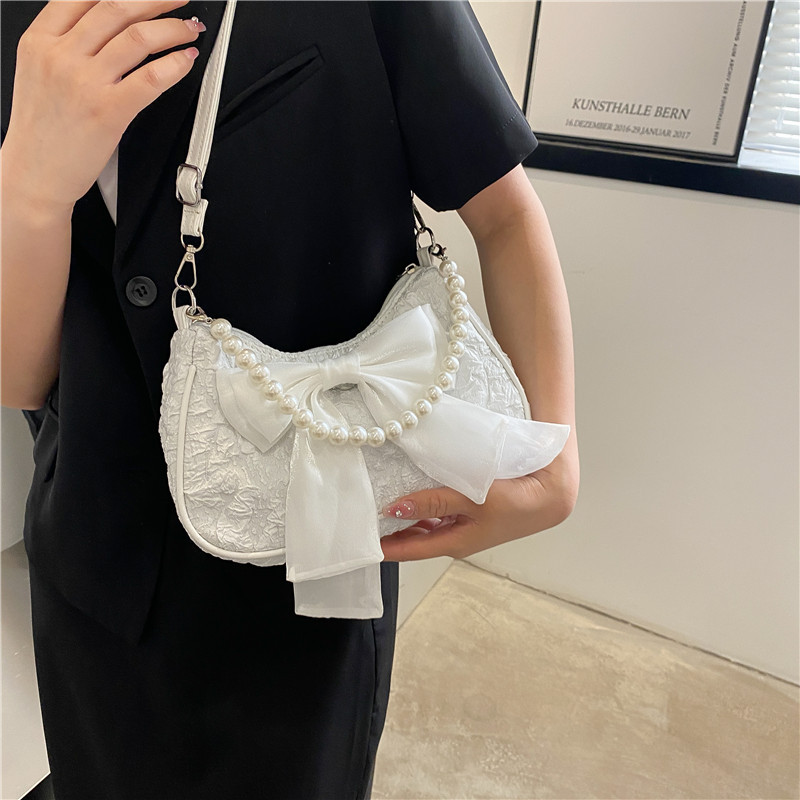 Sac à main femme blanc plissé  - Luxury Y2K Bags avis et prix